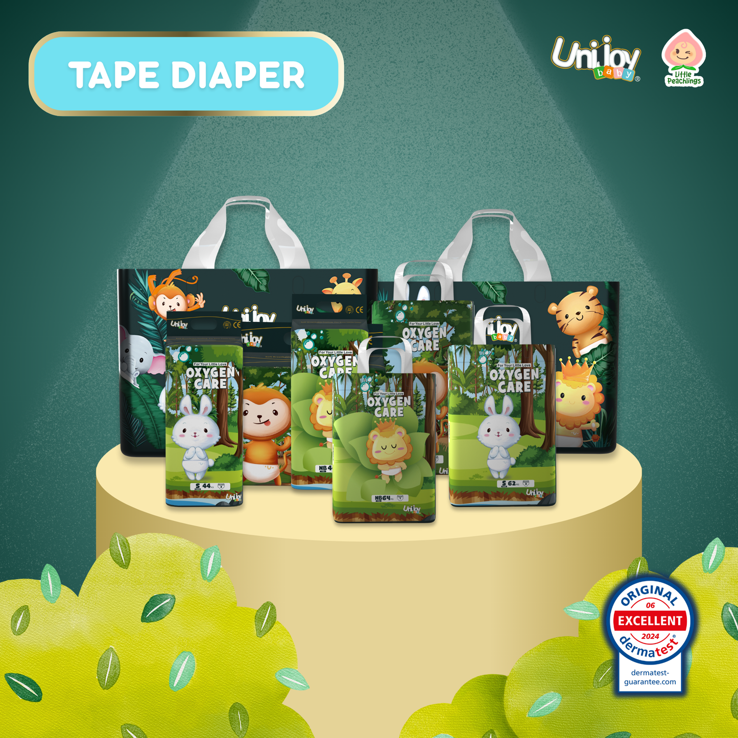 Unijoy Oxygen Care Tape Diaper (Mini and Jumbo)
