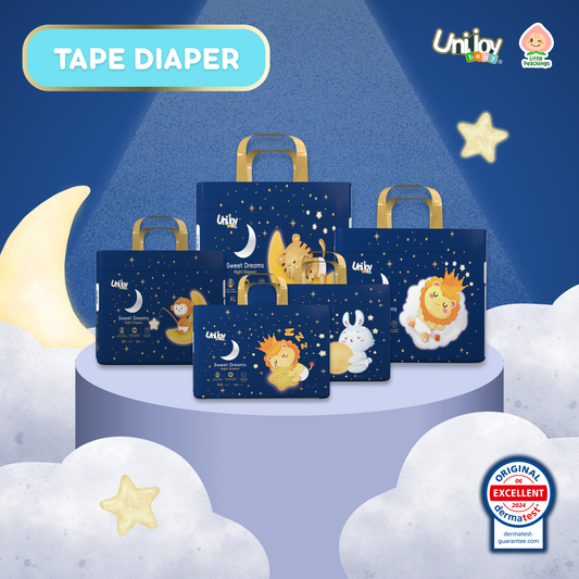 Unijoy Sweet Dreams Tape Diaper (Jumbo)